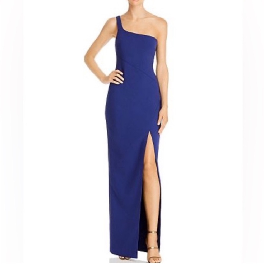 Likely One-Shoulder Royal Blue Dress